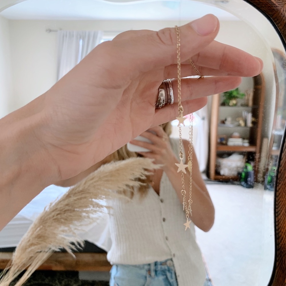 Belladaar 14k gold filled star shaker choker